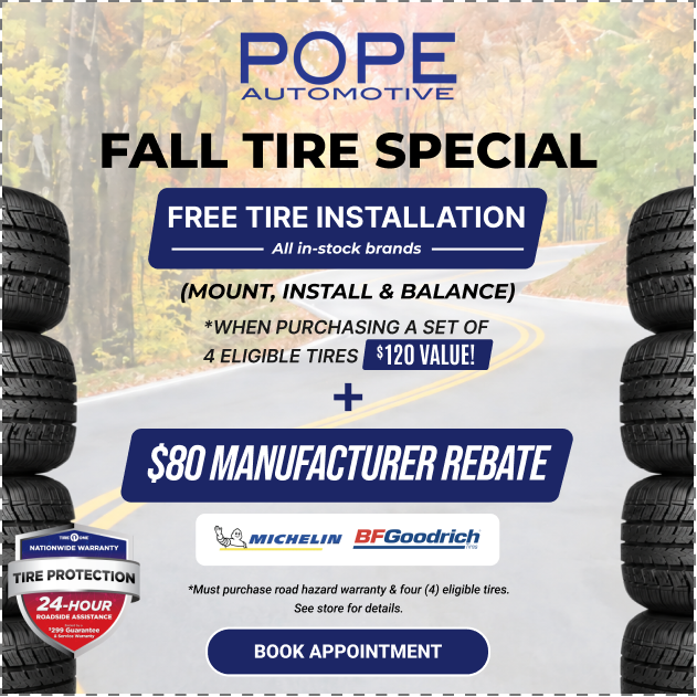 Tires at Cost Sale
