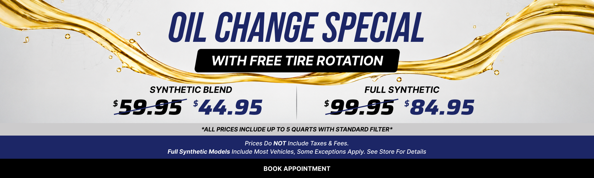 Oil change special at Pope Automotive